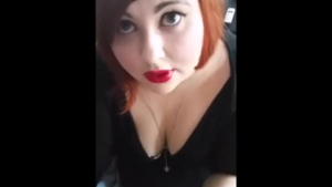 Blonde woman with short, red hair, Marietta T is about to have anal sex