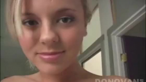 Smoking hot brunette, Bree Olson is using a new vibrator to make herself scream from pleasure now